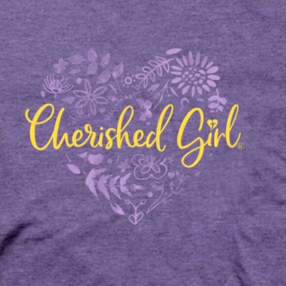 Kerusso Cherished Girl "Love Never Fails" Adult Woman's T-Shirt - new - Picture 4 of 5
